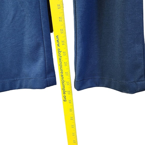 Woolrich Women's Pants Pull On Straight Leg Activewear #1212 Size M Blueberry - Picture 8 of 10